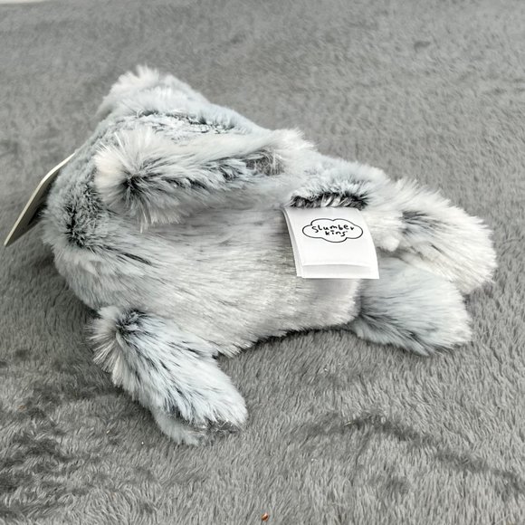 Slumberkins Mini Seal Silver Plush Stuffed Animal NWT Ltd Edition 2021 - Picture 8 of 9